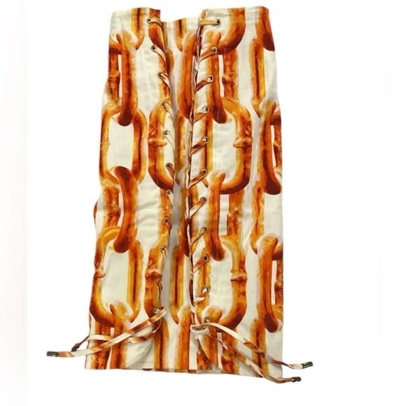 Etcetera Chain  Skirt w/ side ties - Picture 3 of 4